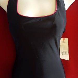 Speedo one-piece bathing suit size 8